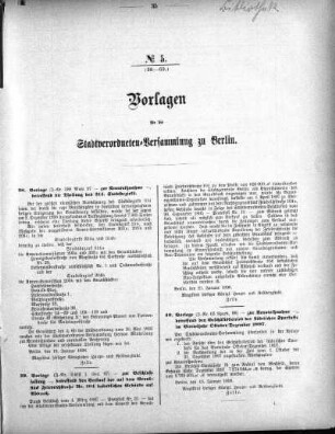 No. 5 (38-69), 29. Januar 1898