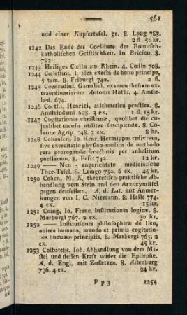 561-585, Das Ende des Coelibats... - Coschwitz, Georg....