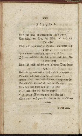 Räthsel.