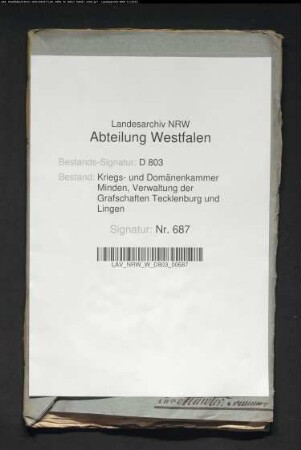 Das Kroegers-Kolonat, Kirchspiels Ladbergen