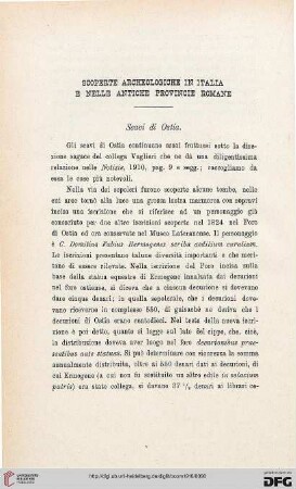 38: Scoperte archeologiche in Italia e nelle antiche provincie romane, [17]
