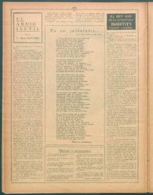 En un paréntesis... : A un sabio médico y dilecto artista