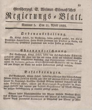 Nr. 5 : 11. April 1828
