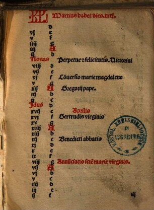 Breuiariu[m] pro diocesi eccl[esia]e augusten[si]. Regula ..., [Pars hiemalis]. Breuiariu[m] pro diocesi eccl[esia]e augusten[si]. Regula prima de aduentu domini