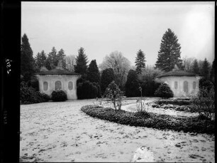 Karlsruhe Fasanengarten Teehäuschen - Pavillon á la chinoise Ansicht von Süden