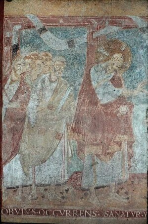 2. Bildfeld von Westen: Die Heilung des Wassersüchtigen