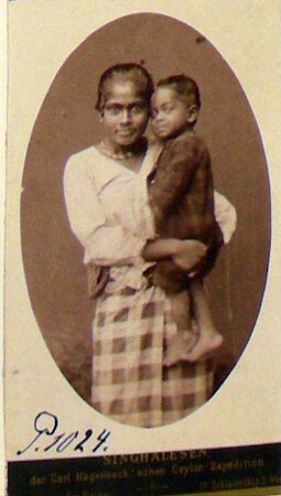 Singhalesen der Carl Hagenbeck'schen Ceylon Expedition