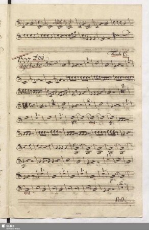 1337. Aria: L'alma confusa / Gazzaniga, G.
