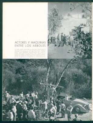 Actores y máquinas entre los árboles