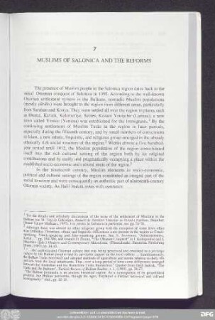 7 Muslims Of Salonica And The Reforms