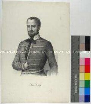 Porträt des ungarischen Generals Artúr Görgey
