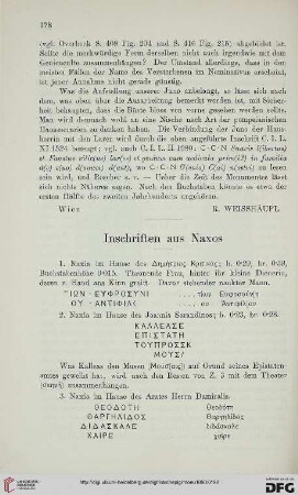 13: Inschriften aus Naxos