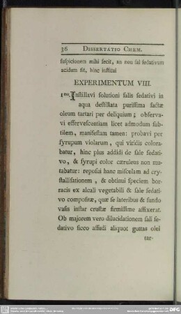 Experimentum VIII
