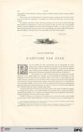 1: Eaux-fortes d'Antoine van Dyck