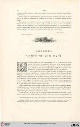 1: Eaux-fortes d'Antoine van Dyck