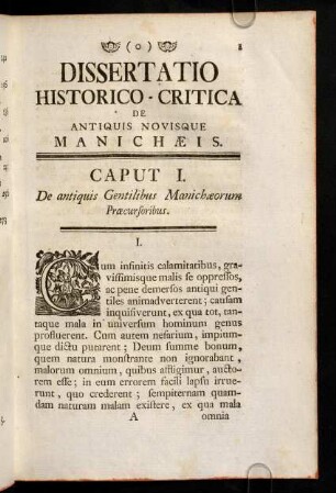 1-298, De Antiquis Novisque Manichaeis