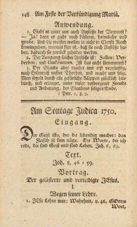 Am Sontage Judica 1750