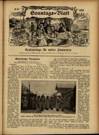 Ausgabe vom Sonntag, den 23. November 1913.