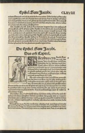 Die Epistel Sant Jacobi.