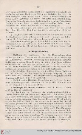 Grabungen im Oberamt Laupheim