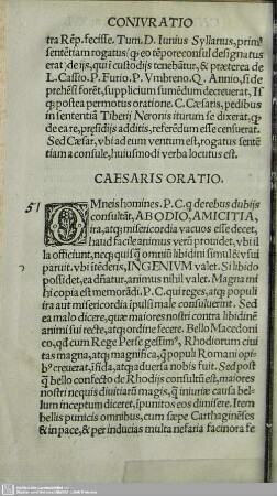 Caesaris Oratio