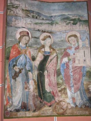Die Koblenzer Stadtheiligen Florinus, Katharina und Castor