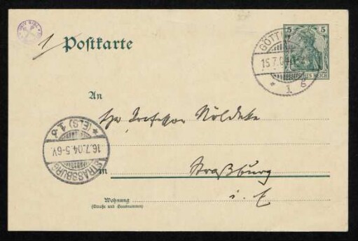 Brief 5: 15.07.1904