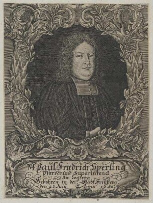 Bildnis des Paul Friedrich Sperling