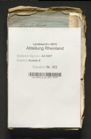 Ausgabenbelege der Nachlasskommission Maximilian Friedrichs: Nr. 401-480