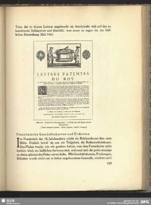 Plakat für Handspritzen [Lettres patentes du Roy]