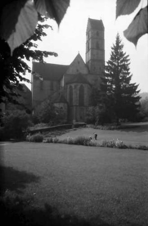 Alpirsbach: Klosterkirche, von den Anlagen aus