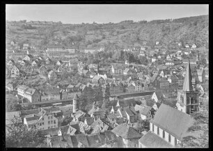 Blick auf Stadtgebiet v.a. Hämmelsgasse Richtung Wartberg