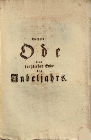 Oden, die über das höchsterwünschte dritte Jubeljahre einer ... Universität zu Ingolstadt