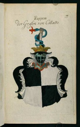 99r-99v, 99. Wappen der Grafen von Collalto