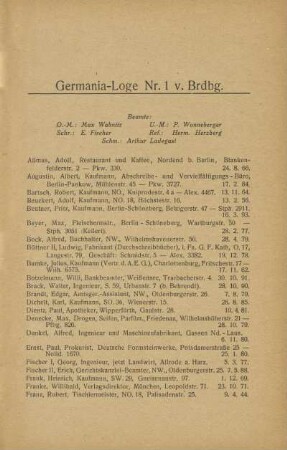 Germania-Loge Nr. 1 v. Brdbg.