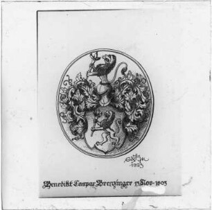 Wappen von Benedikt Caspar Brenzinger