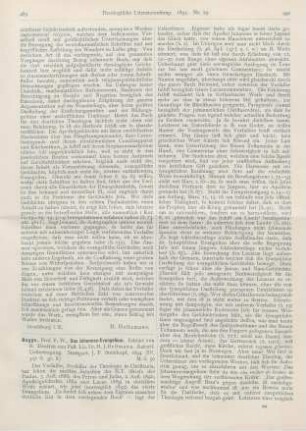 489-491 [Rezension] Bugge, F. W., Das Johannes-Evangelium