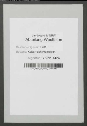 Verkauf der Dinckswiese, Kirchspiel Nottuln, an Joseph Zumbusch, Herbergswirt in Nottuln (Nr. 69).