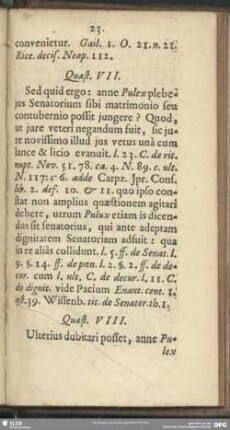 Quaest. VII. Sed quid ergo: anne Pulex plebe?