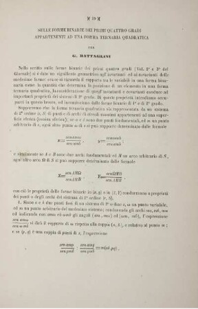 Sulle forme binarie dei primi quattro gradi appartenenti ad una forma ternaria quadratica.