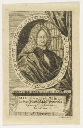 Bildnis des Christian Fridr. Wilisch