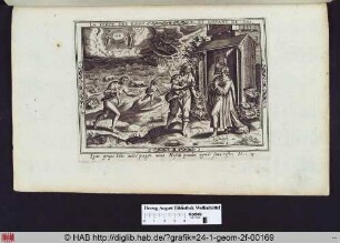 Hiobs Verlust von Vieh, Knechten und Kindern.