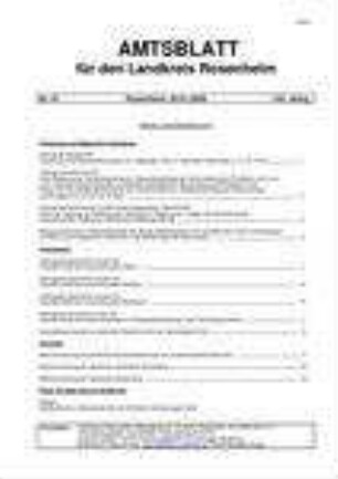Amtsblatt für den Landkreis Rosenheim