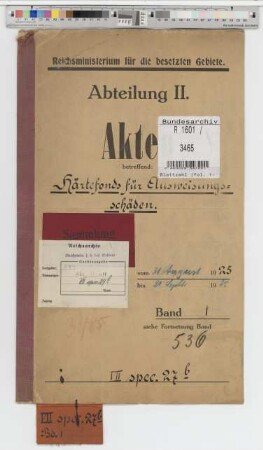 Härtefonds für Ausweisungsschäden