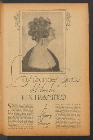 Las grandes figuras del teatro extranjero
