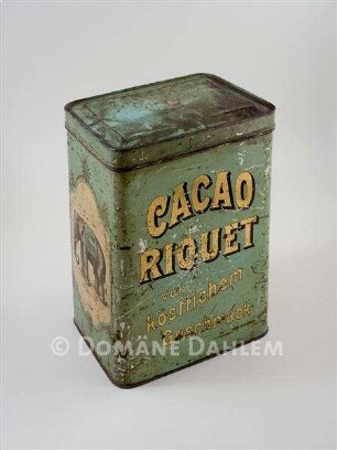 Große Dose für "Cacao" der Firma "Riquet"