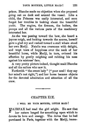 Chapter XIX. I Will Be Your Mother, Little Maid!