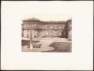 Palazzo Pitti, Florenz: Ansicht (aus: sog. »Koch-Mappe«)