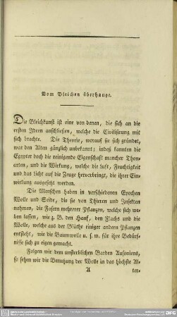 Vom Bleichen überhaupt
