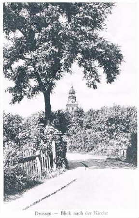 Postkarte, Drossen (Ośno Lubuskie)